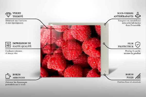 Tocător de bucătărie Fructe de zmeură