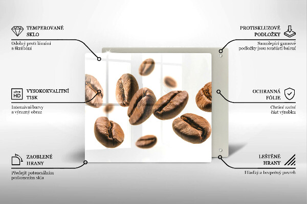 Tocător de bucătărie Boabe de cafea