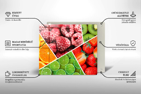 Tocător de bucătărie Fructe colorate