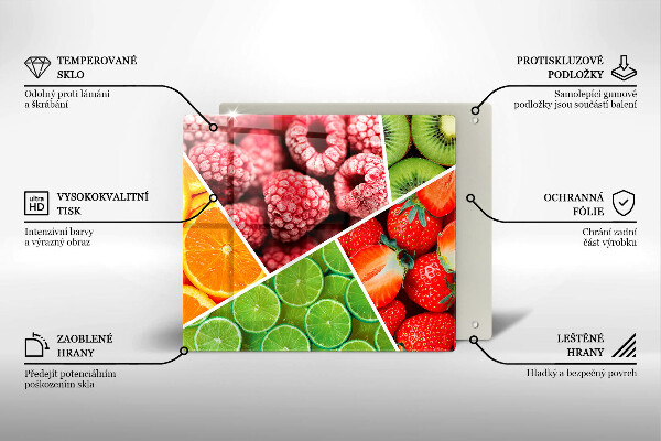 Tocător de bucătărie Fructe colorate