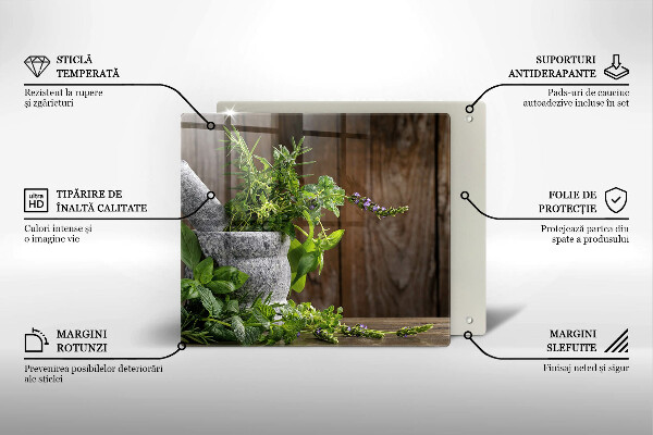 Tocător de bucătărie Ierburi verzi