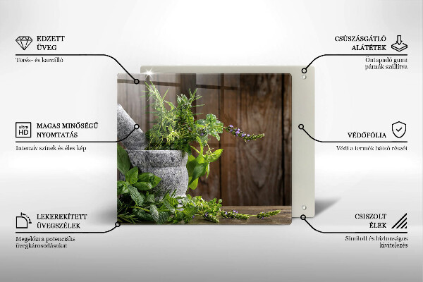 Tocător de bucătărie Ierburi verzi