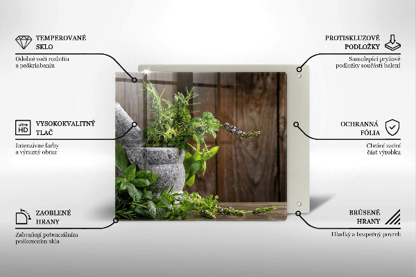 Tocător de bucătărie Ierburi verzi