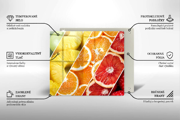 Tocător de bucătărie Fructe colorate