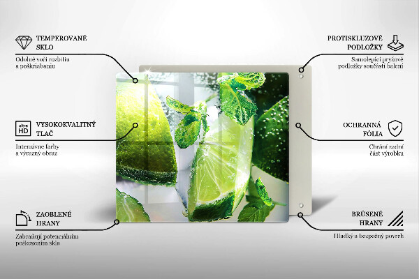 Tocător de bucătărie Apă cu var și gheață