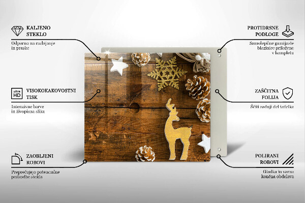 Tocător de bucătărie decorațiuni de Crăciun