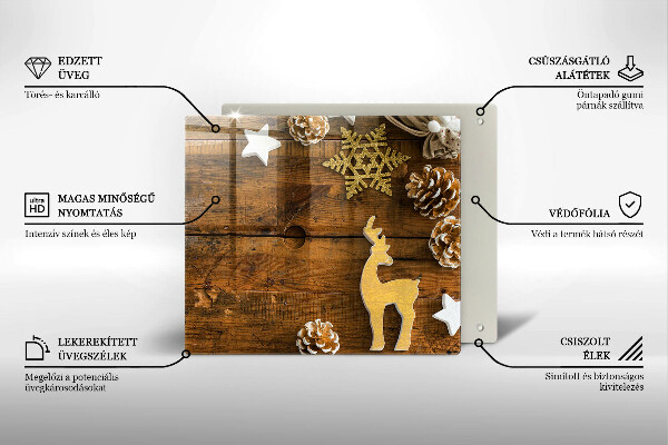 Tocător de bucătărie decorațiuni de Crăciun