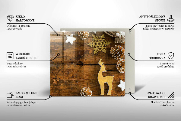 Tocător de bucătărie decorațiuni de Crăciun