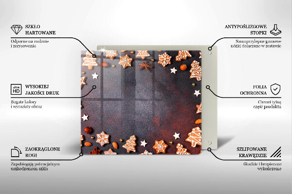 Tocător de bucătărie Crăciun turtă dulce