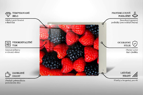 Tocător de bucătărie Zmeura si murele