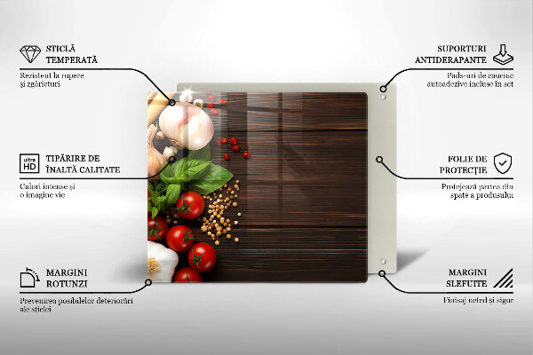 Tocător de bucătărie Legume pe masă