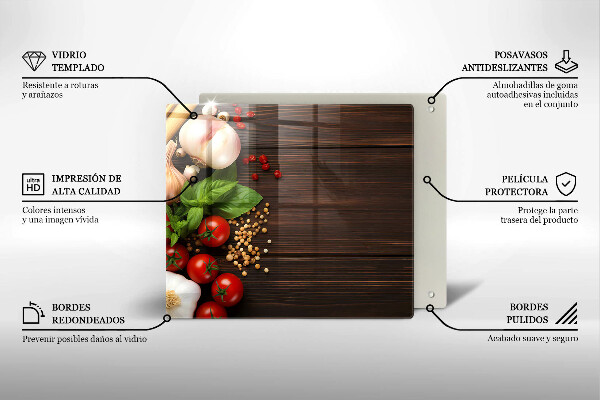 Tocător de bucătărie Legume pe masă