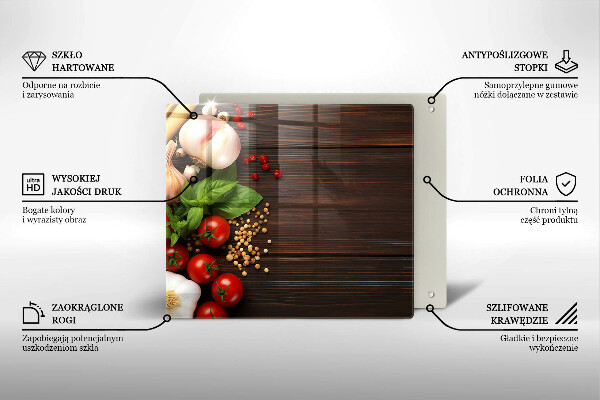 Tocător de bucătărie Legume pe masă