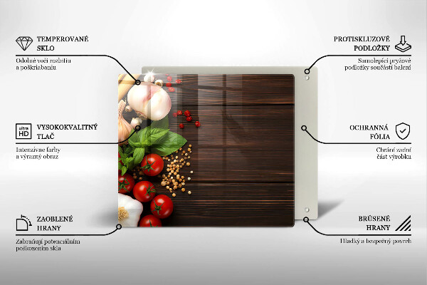 Tocător de bucătărie Legume pe masă