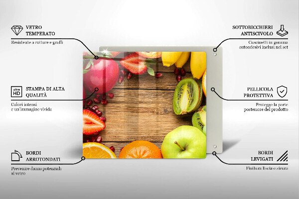 Tocător de bucătărie Fructe proaspete