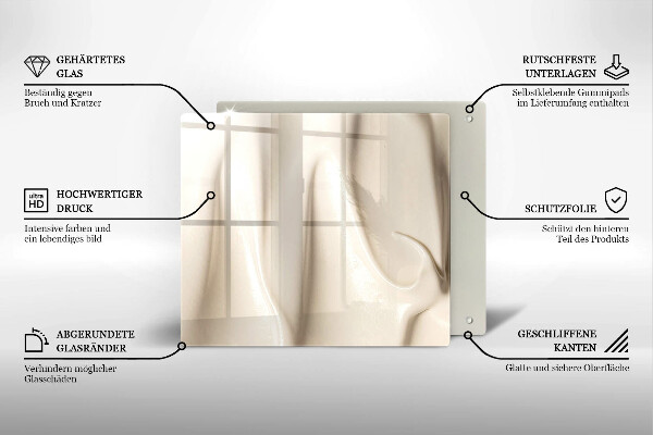 Tocător de bucătărie Înghețată cremoasă