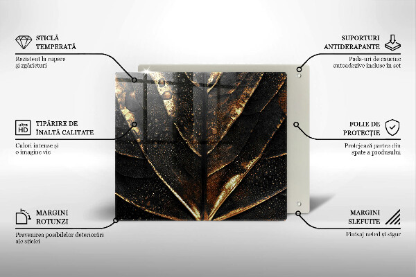 Tocător de bucătărie Frunza de aur