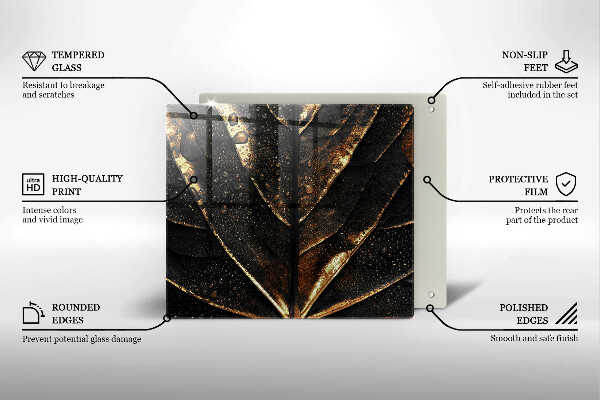 Tocător de bucătărie Frunza de aur