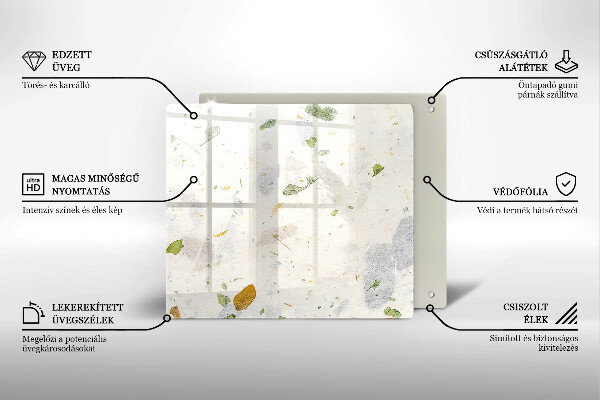 Tocător de bucătărie Frunze cazatoare