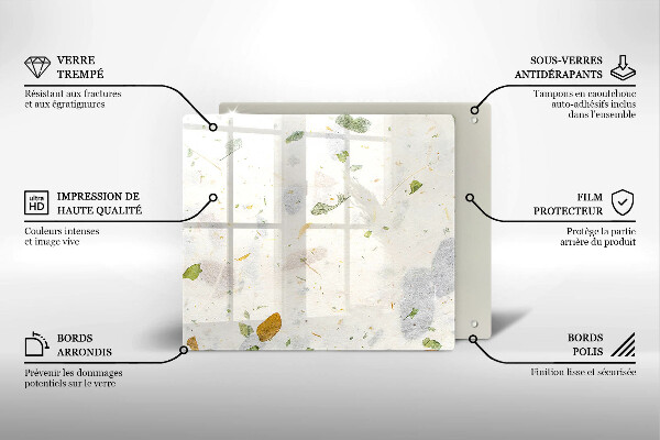 Tocător de bucătărie Frunze cazatoare