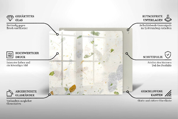 Tocător de bucătărie Frunze cazatoare