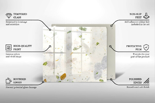 Tocător de bucătărie Frunze cazatoare