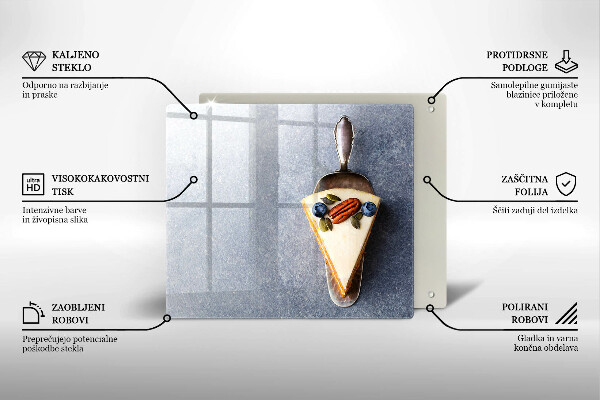 Tocător de bucătărie Bucată de tort