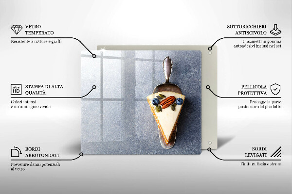 Tocător de bucătărie Bucată de tort