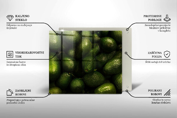 Tocător de bucătărie Fructe de avocado