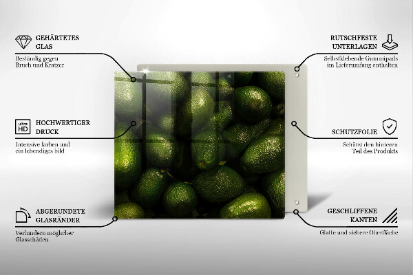 Tocător de bucătărie Fructe de avocado