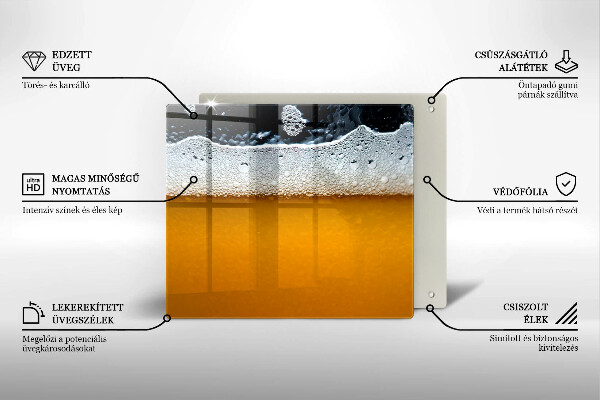 Tocător de bucătărie Bea spuma de bere