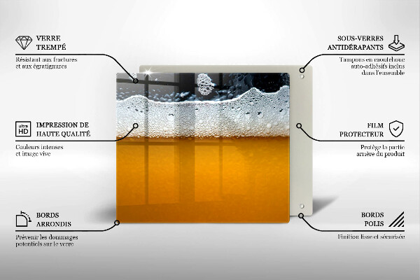 Tocător de bucătărie Bea spuma de bere