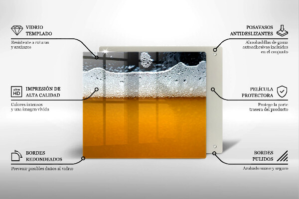 Tocător de bucătărie Bea spuma de bere