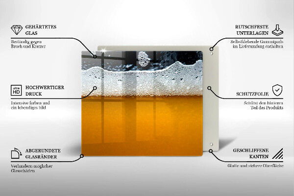 Tocător de bucătărie Bea spuma de bere