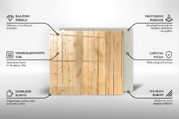 Tocător de bucătărie Scânduri delicate din lemn