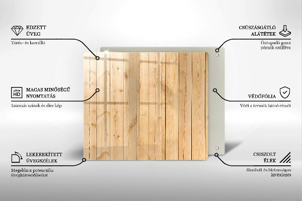 Tocător de bucătărie Scânduri delicate din lemn