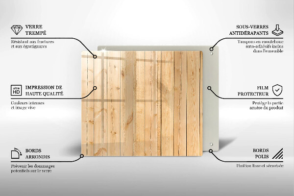 Tocător de bucătărie Scânduri delicate din lemn