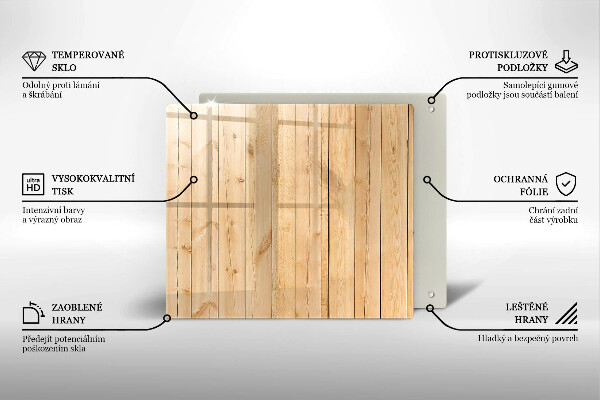 Tocător de bucătărie Scânduri delicate din lemn