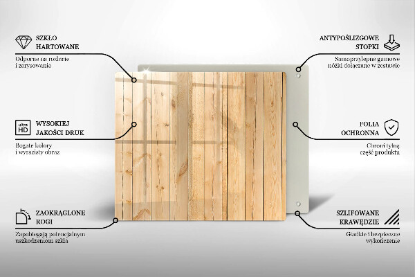 Tocător de bucătărie Scânduri delicate din lemn