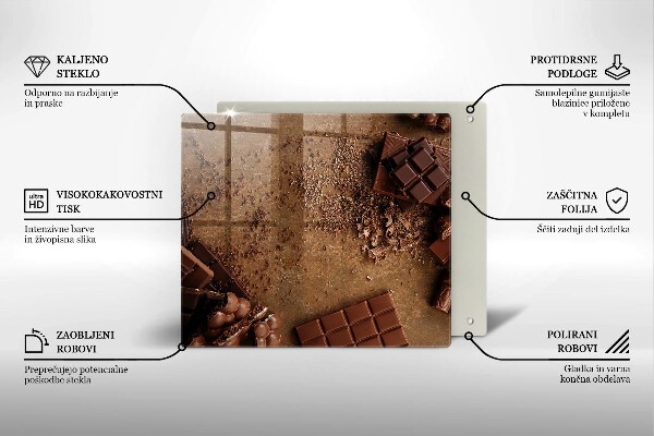 Tocător de bucătărie Dulciuri de ciocolata