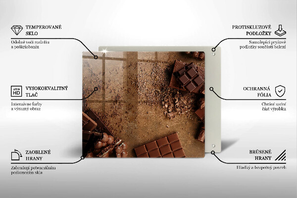 Tocător de bucătărie Dulciuri de ciocolata