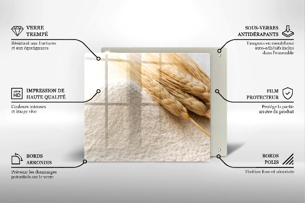 Tocător de bucătărie Făină și spice