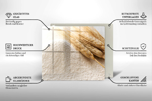 Tocător de bucătărie Făină și spice