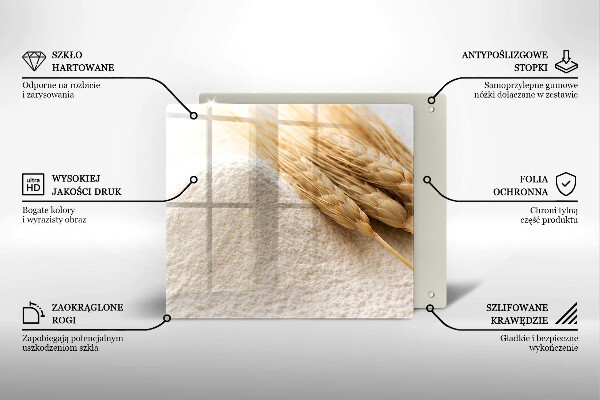 Tocător de bucătărie Făină și spice