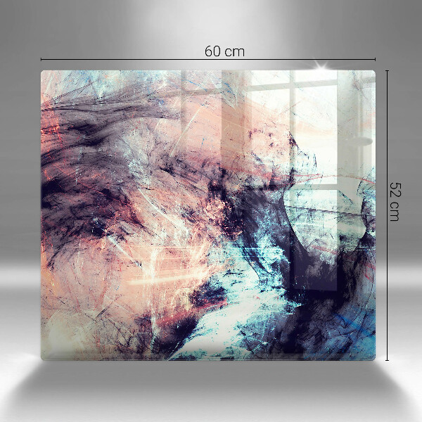 Tocător din sticlă Abstracție pictată