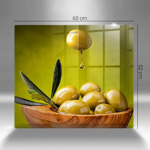 Tocător din sticlă Măsline gustoase