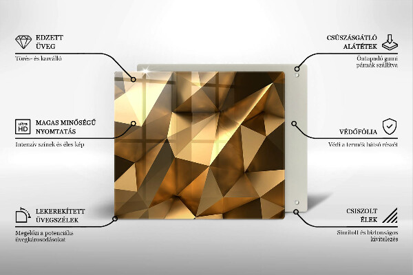 Tocător din sticlă Fundal de abstractizare a structurii