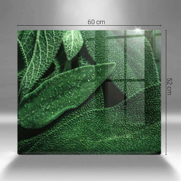 Tocător din sticlă Frunzele plantei