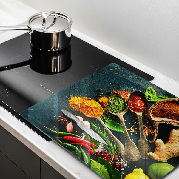 Tocător din sticlă Linguri de condimente de bucătărie