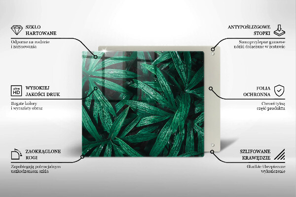 Tocător de bucătărie Frunze de plante